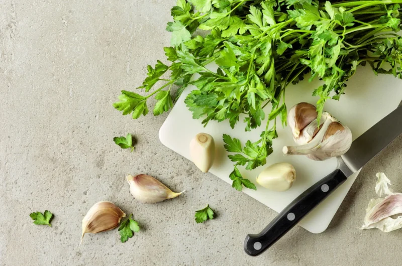 Aceite de Perejil y Ajo