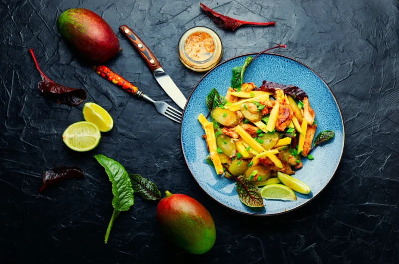 Balinese kip mango salade